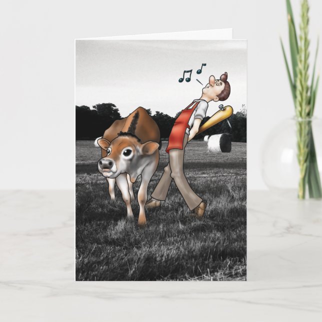 Tarjeta del Día del Padre con CARNE! (Anverso)