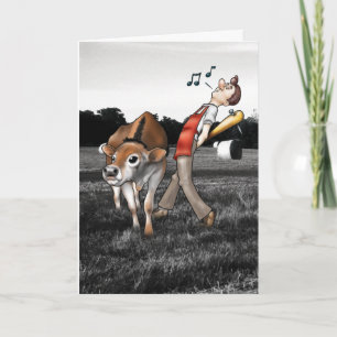 Tarjeta del Día del Padre con CARNE!