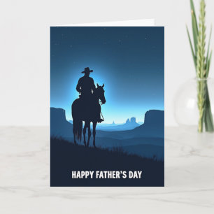 Tarjeta del Día del Padre con Cielo Azur