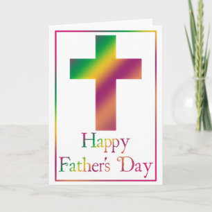 Tarjeta del Día del Padre con diseño de Cruz Crist