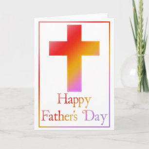Tarjeta del Día del Padre con diseño de Cruz Crist