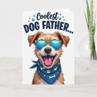 Tarjeta del Día del Padre con gafas de aviador par