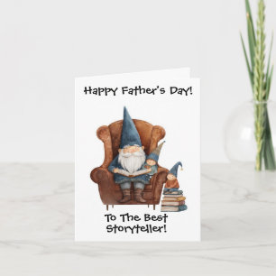 Tarjeta del Día del Padre con Gnome