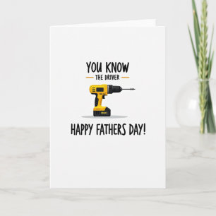 Tarjeta del Día del Padre con Herramientas Ilustra
