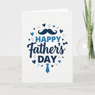 Tarjeta del Día del Padre con Pajarita Dulce