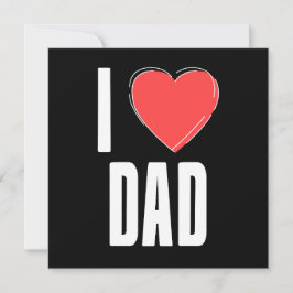 Tarjeta del Día del Padre con tipografía 'Amo a Pa