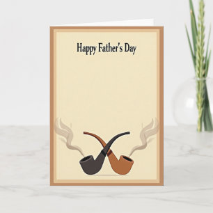 Tarjeta del Día del Padre con Tono Sepia