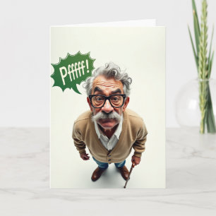 Tarjeta del Día del Padre Confundido