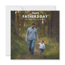 Tarjeta del Día del Padre - Conmovedor Papá y Niño