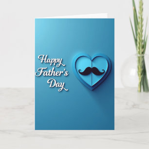 Tarjeta del Día del Padre Cool Blue