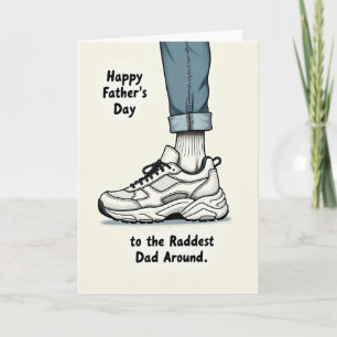 Tarjeta del Día del Padre Cool Kicks
