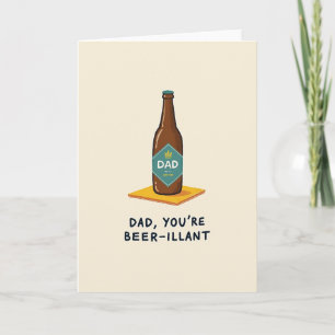 Tarjeta del Día del Padre de Amber Beverage
