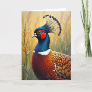 Tarjeta del Día del Padre de Aves Majestuosas