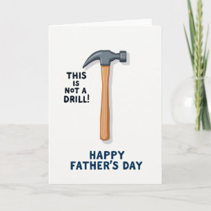 Tarjeta del Día del Padre de Cartoon Tool