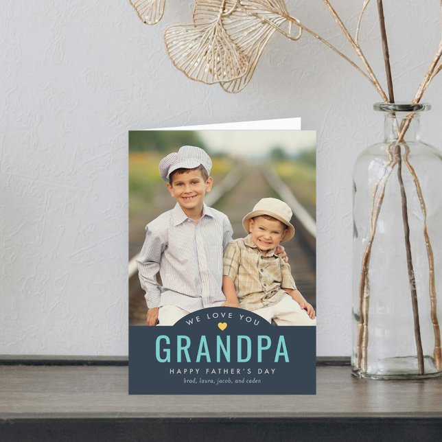 Tarjeta del día del padre de color EDITABLE simple (Subido por el creador)