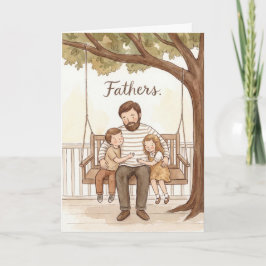 Tarjeta del Día del Padre de Fuerza Silenciosa