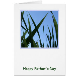 Tarjeta del Día del Padre de Grass