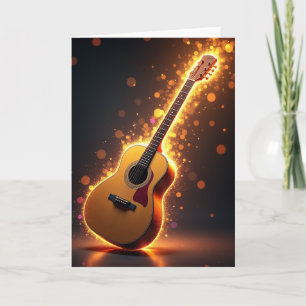 Tarjeta del Día del Padre de Instrumento Luminoso