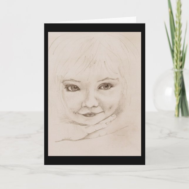 Tarjeta del día del padre de la hija o nieta (Anverso)