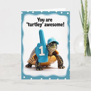 Tarjeta del Día del Padre de la Tortuga Triunfante