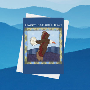 Tarjeta del día del padre de las Alas de Águilas