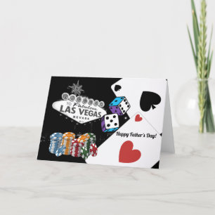 Tarjeta del día del padre de Las Vegas