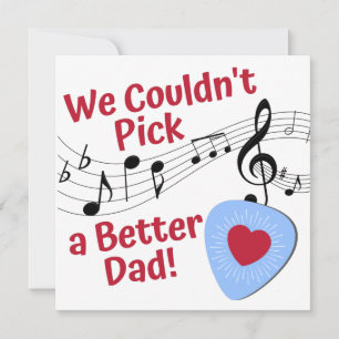 Tarjeta del Día del Padre de los Niños, Tema de Mú