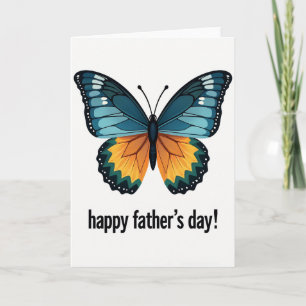 Tarjeta del Día del Padre de Mariposa
