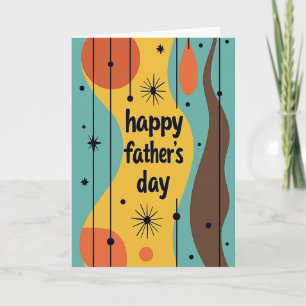 Tarjeta del Día del Padre de mediados de siglo