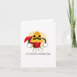 Tarjeta del día del padre de Nacho Promedio de Pun