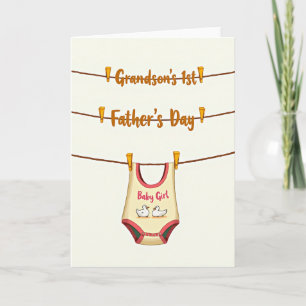 Tarjeta del Día del Padre de Nietos 1°