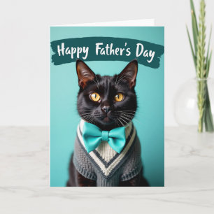 Tarjeta del Día del Padre de Ojos Dorados