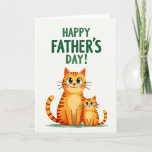 Tarjeta del Día del Padre de Ojos Verdes