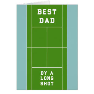 Tarjeta del Día del Padre de Tenis