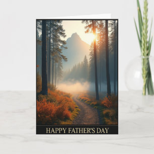 Tarjeta del Día del Padre del Bosque