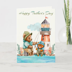 Tarjeta del Día del Padre del Hijo