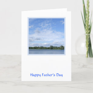 Tarjeta del Día del Padre del Lago
