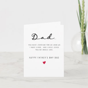 Tarjeta del Día del Padre del niño