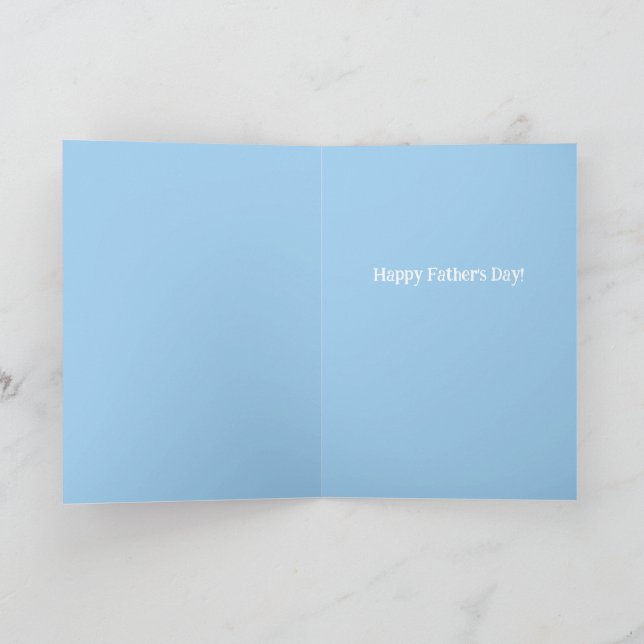 Tarjeta del Día del Padre del perro Schnauzer (Interior)