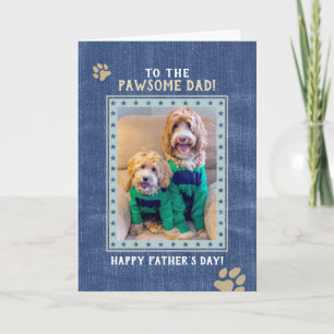 Tarjeta del Día del Padre del Personalizado Unisex