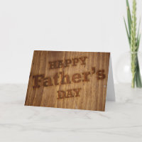 Tarjeta del día del padre del trabajador de la mad