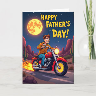 Tarjeta del Día del Padre Desert Ride