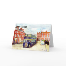 Tarjeta del Día del Padre East Yorkshire AEC Regen