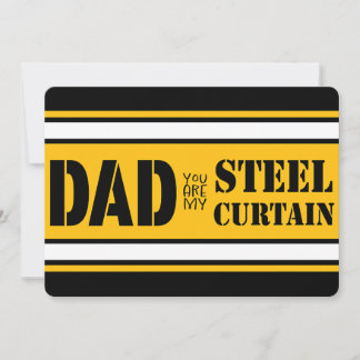 Tarjeta del Día del Padre en el Fútbol de Pittsbur