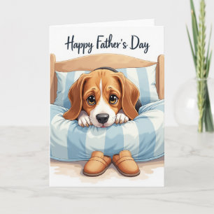 Tarjeta del Día del Padre Escena Acogedora