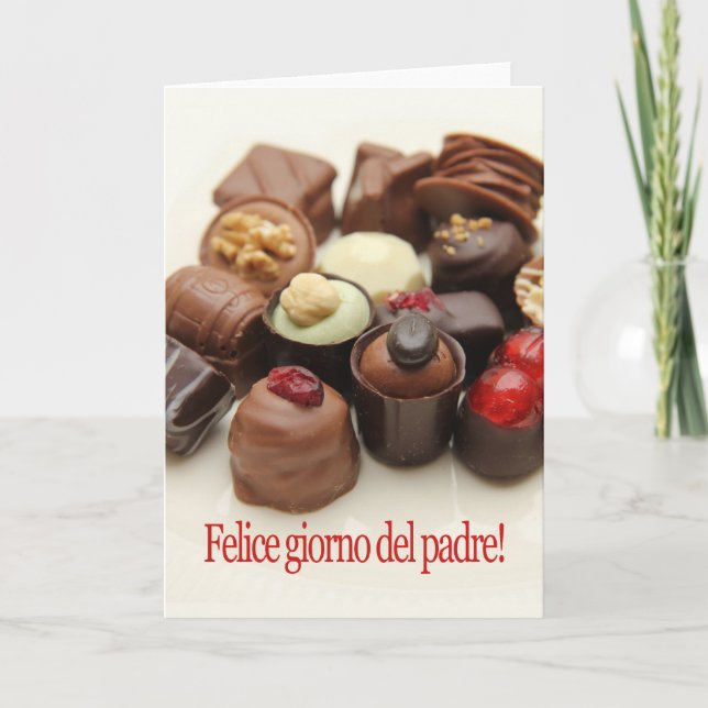 Tarjeta del Día del Padre Español (Anverso)