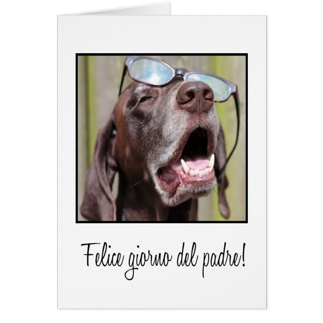 Tarjeta del Día del Padre Español (Frente)