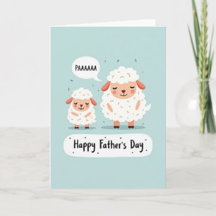 Tarjeta del Día del Padre Esponjosa