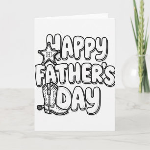 Tarjeta del Día del Padre Estelar