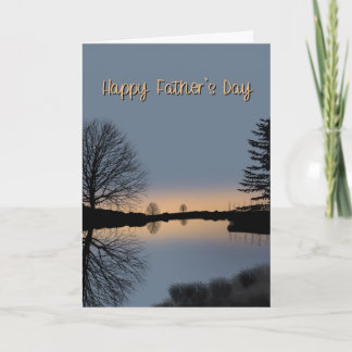 Tarjeta del Día del Padre Feliz